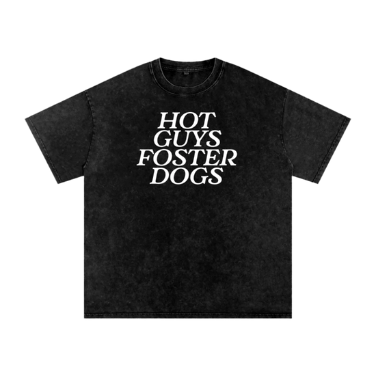 Hot Guys Foster Dogs Tee - Mutty Prints
