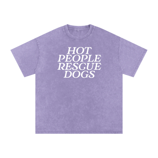 Hot People Rescue Dogs Tee - Mutty Prints
