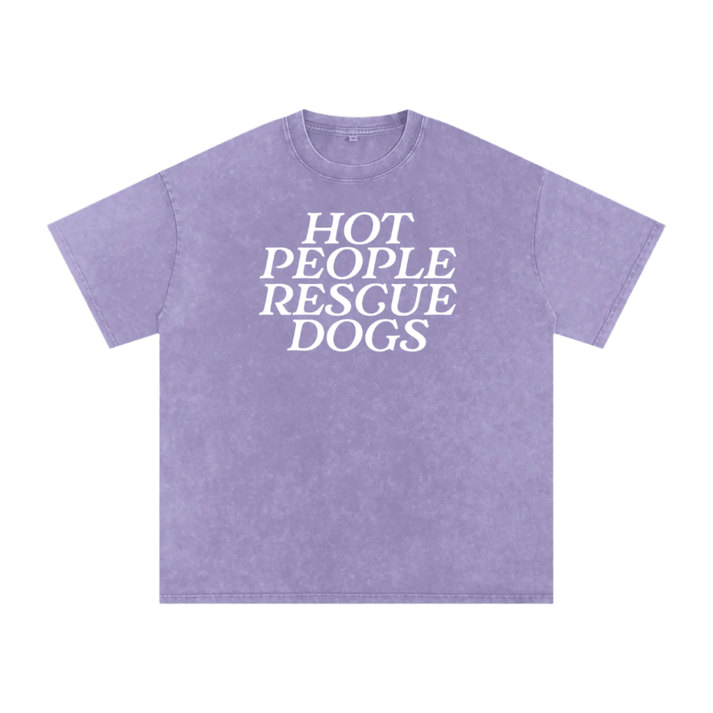 Hot People Rescue Dogs Tee - Mutty Prints