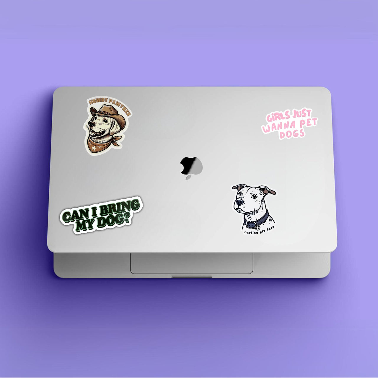 Howdy Pawtner Dog Sticker - Mutty Prints