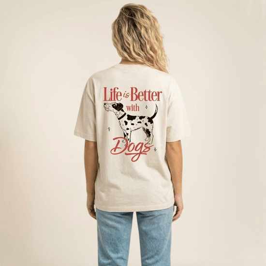 Life is Better with Dogs Tee - Mutty Prints
