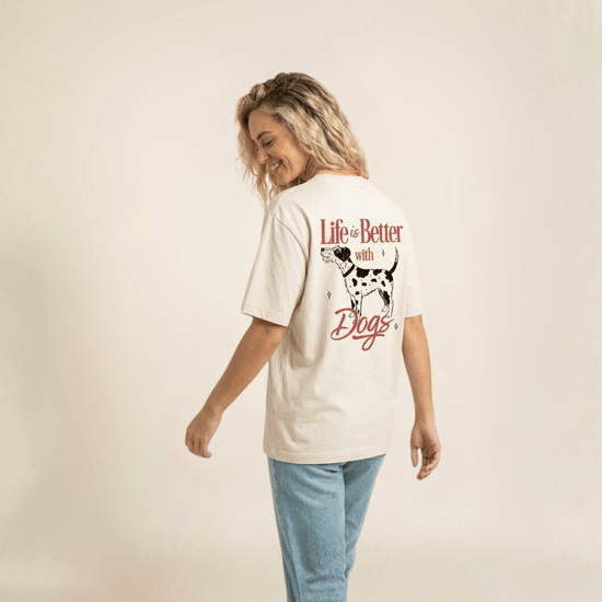Life is Better with Dogs Tee - Mutty Prints