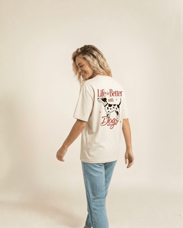 Life is Better with Dogs Tee - Mutty Prints