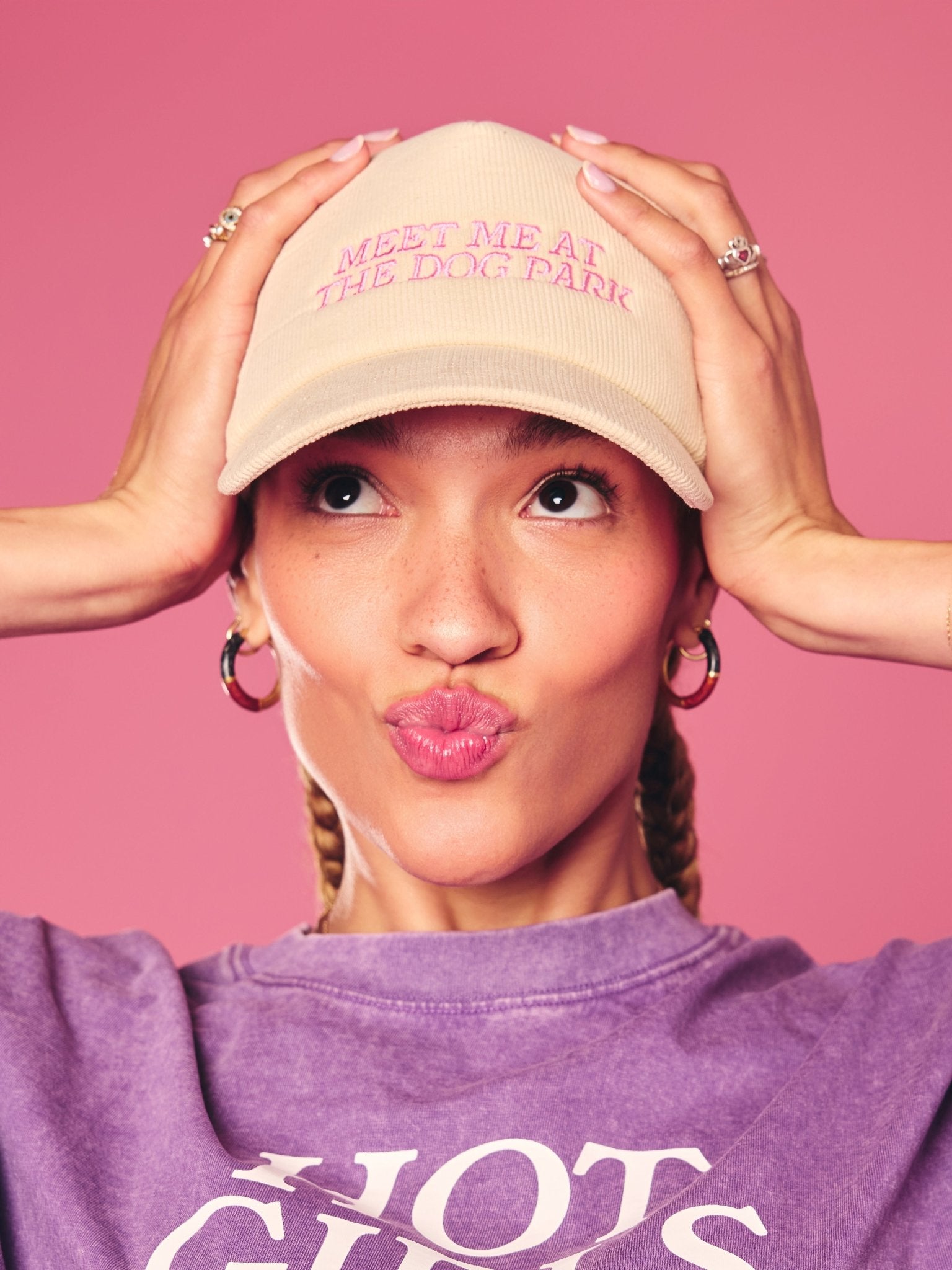 Meet Me at the Dog Park Hat - Mutty Prints