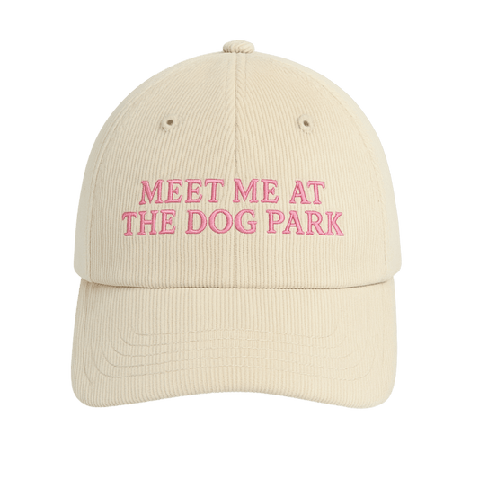 Meet Me at the Dog Park Hat - Mutty Prints