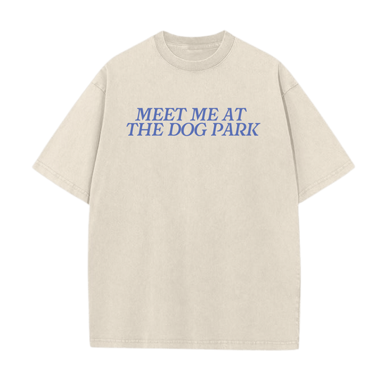 Meet Me at the Dog Park Tee - Mutty Prints