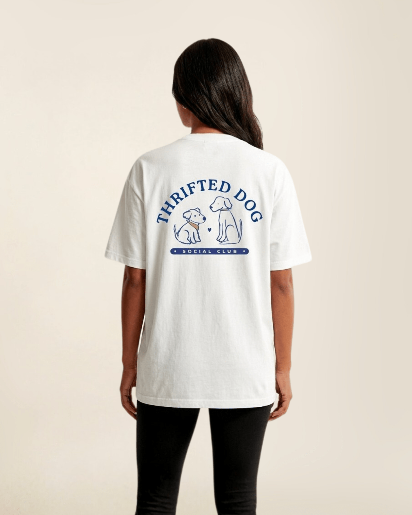 Thrifted Dog Social Club Tee - Mutty Prints